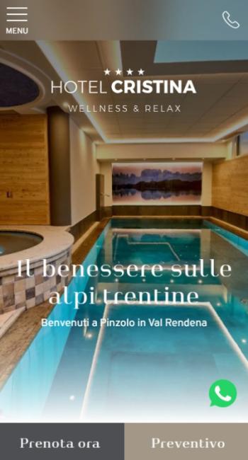 Hotel Cristina: benessere e relax sulle Alpi trentine a Pinzolo, Val Rendena.